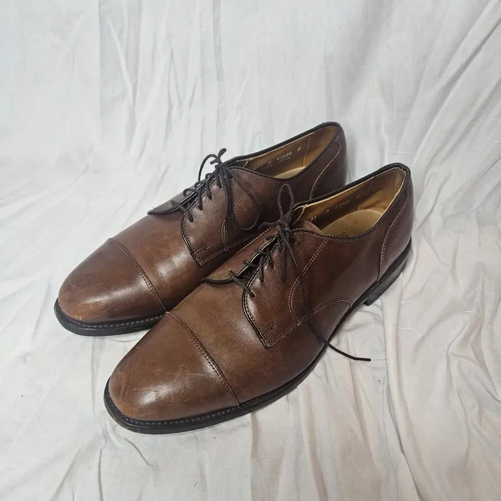 Allen Edmonds Brown Cap Dress Shoes Mens Size 11 D